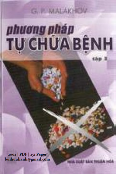 Phương Pháp Tự Chữa Bệnh Tập 3 (NXB Thuận Hóa 2002) - G.P. Malakhov, 251 Trang