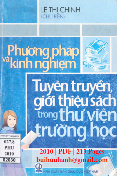 Phương Pháp Và Kinh Nghiệm Tuyên Truyền, Giới Thiệu Sách Trong Thư Viện Trường Học