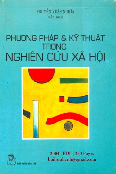 Phương Pháp Và Kỹ Thuật Trong Nghiên Cứu Xã Hội (NXB Trẻ 2004) - Nguyễn Xuân Nghĩa, 283 Trang