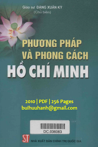 Phương Pháp Và Phong Cách Hồ Chí Minh (NXB Chính Trị 2010) - Đặng Xuân Kỳ, 256 Trang