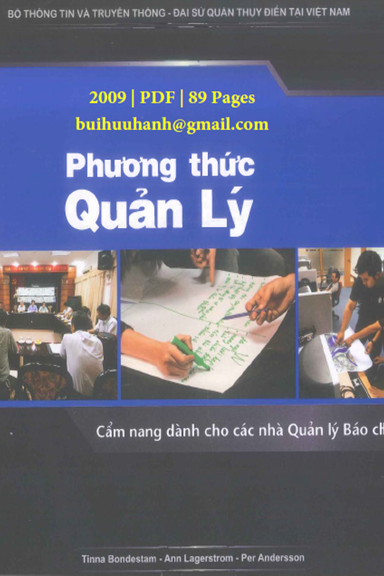 Phương Thức Quản Lý-Cẩm Nang Dành Cho Các Nhà Quản Lý Báo Chí (NXB Hà Nội 2009) - Tinna Bondestam