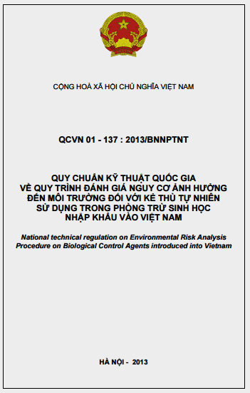 QCVN 01-137-2013-BNNPTNT - Quy Trình Đánh Giá Nguy Cơ Ảnh Hưởng Đến Môi Trường