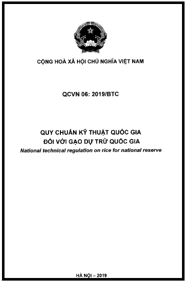 QCVN 06-2019-BTC - Gạo Dữ Trữ Quốc Gia