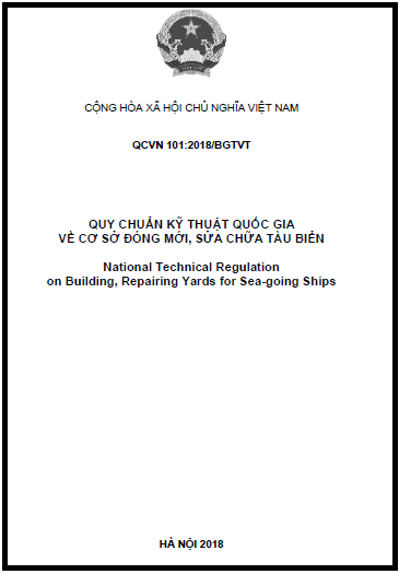 QCVN 101-2018-BGTVT - Cơ Sở Đóng Mới, Sửa Chữa Tàu Biển