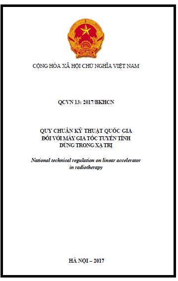QCVN 13-2017-BKHCN - Máy Gia Tốc Tuyến Tính Dùng Trong Xạ Trị