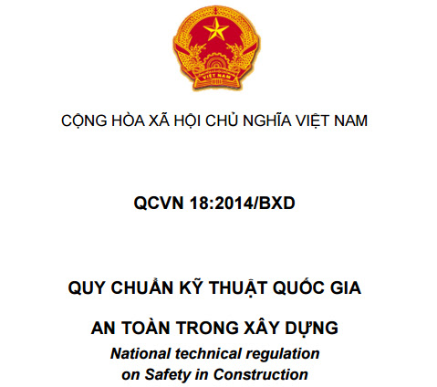 QCVN 18-2004-BXD - Quy Chuẩn Kỹ Thuật Quốc Gia An Toàn Trong Xây Dựng