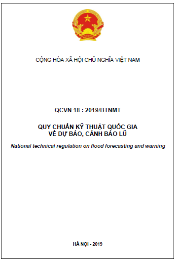 QCVN 18-2019-BTNMT - Dự Báo, Cảnh Báo Lũ