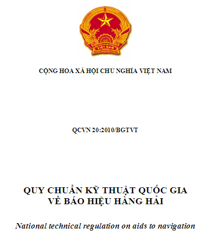QCVN 20-2010-BGTVT - Quy Chuẩn Kỹ Thuật Quốc Gia Về Báo Hiệu Hàng Hải