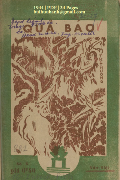 Quả Báo (NXB Tam Kỳ Thư Xã 1944) - Văn Việt, 34 Trang