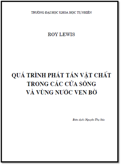 Quá Trình Phát Tán Vật Chất Trong Các Cửa Sông Và Vùng Nước Ven Bờ (NXB Hà Nội 2004) - Roy Lewis