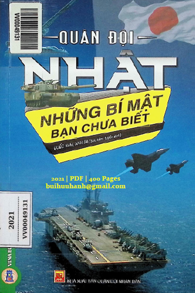 Quân Đội Nhật Những Bí Mật Bạn Chưa Biết (NXB Quân Đội 2021) - Quốc Nam, 400 Trang