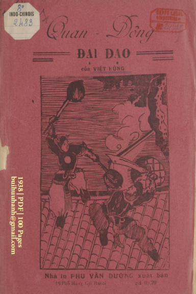 Quan Đông Đại Đạo (NXB Phú Văn Đường 1938) - Việt Hùng, 100 Trang