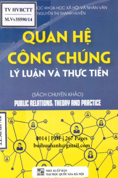 Quan Hệ Công Chúng Lý Luận Và Thực Tiễn (NXB Đại Học Quốc Gia 2014) - Nguyễn Thị Thanh Huyền