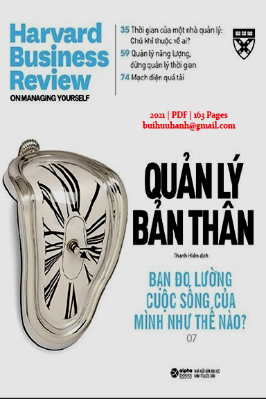 Quản Lý Bản Thân (NXB Kinh Tế Quốc Dân 2021) - Thanh Hiền, 163 Trang