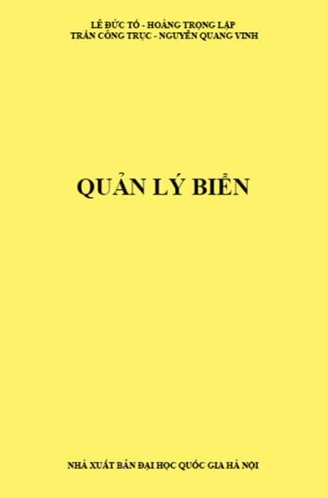 Quản Lý Biển (NXB Đại Học Quốc Gia 2004) - Lê Đức Tố, 205 Trang
