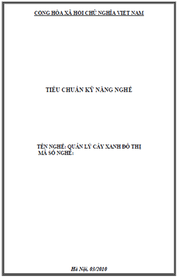 Quản Lý Cây Xanh Đô Thị (NXB Hà Nội 2010) - Nguyễn Bá Thắng, 87 Trang