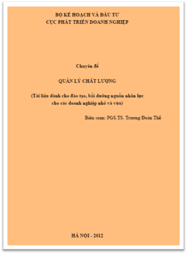 Quản Lý Chất Lượng (NXB Hà Nội 2012) - Trương Đoàn Thể, 87 Trang