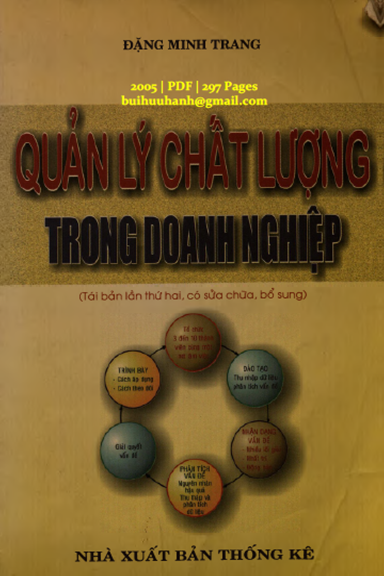 Quản Lý Chất Lượng Trong Doanh Nghiệp (NXB Thống Kê 2005) - Đặng Minh Trang, 297 Trang