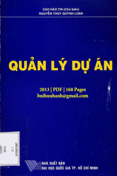 Quản Lý Dự Án (NXB Đại Học Quốc Gia 2013) - Cao Hào Thi, 168 Trang