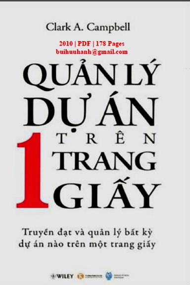 Quản Lý Dự Án Trên Một Trang Giấy (NXB Thời Đại 2010) - Clark A. Campbell, 178 Trang