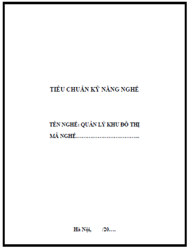 Quản Lý Khu Đô Thị (NXB Hà Nội 2011) - Nguyễn Bá Thắng, 111 Trang