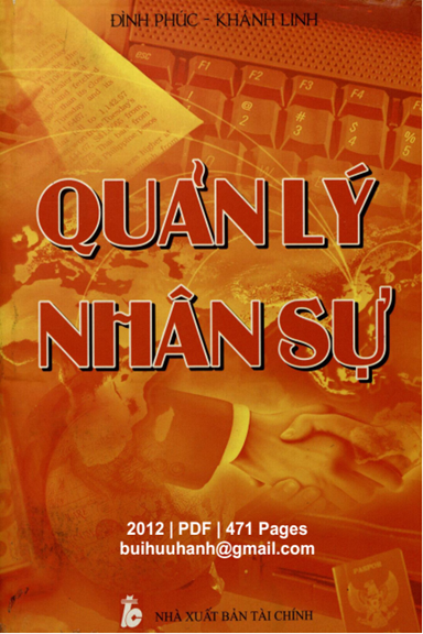 Quản Lý Nhân Sự (NXB Tài Chính 2012) - Đình Phúc, 471 Trang