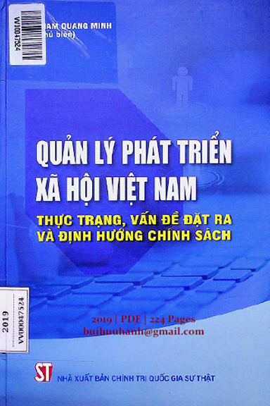 Quản Lý Phát Triển Xã Hội Việt Nam (NXB Chính Trị 2019) - Phạm Quang Minh, 224 Trang