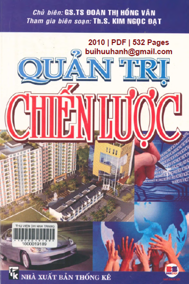 Quản Trị Chiến Lược (NXB Thống Kê 2010) - Đoàn Thị Hồng Vân, 532 Trang