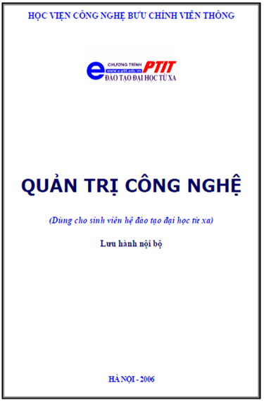 Quản Trị Công Nghệ (NXB Hà Nội 2006) - Phan Tú Anh, 126 Trang