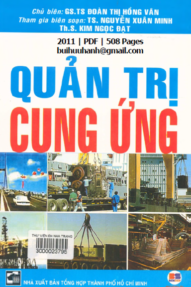 Quản Trị Cung Ứng (NXB Tổng Hợp 2011) - Đoàn Thị Hồng Vân, 508 Trang