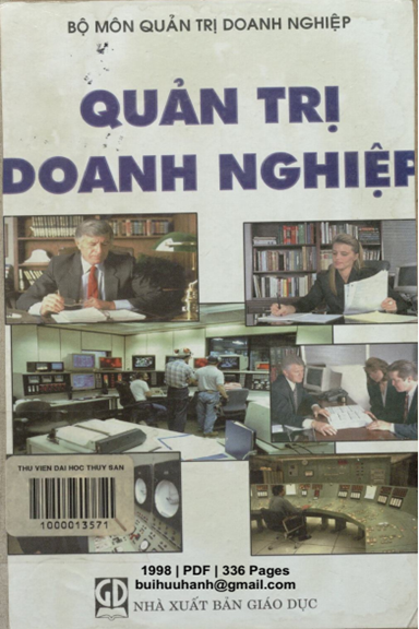 Quản Trị Doanh Nghiệp (NXB Giáo Dục 1998) - Đồng Thị Thanh Phương, 336 Trang