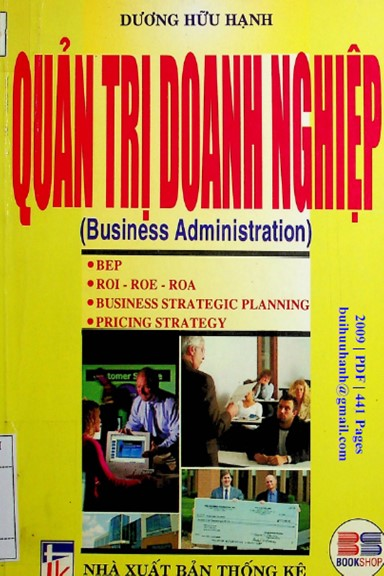 Quản Trị Doanh Nghiệp (NXB Thống Kê 2009) - Dương Hữu Hạnh, 441 Trang