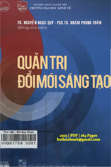 Quản Trị Đổi Mới Sáng Tạo (NXB Đại Học Quốc Gia 2023) - Nguyễn Ngọc Quý, 264 Trang