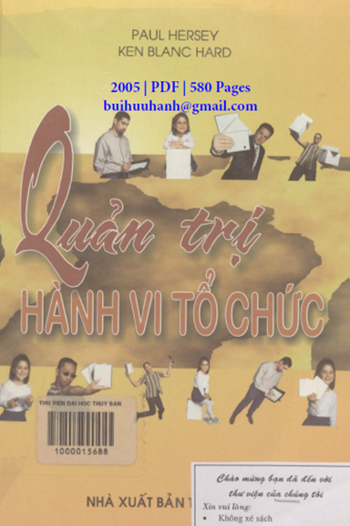 Quản Trị Hành Vi Tổ Chức (NXB Thống Kê 2005) - Paul Hersey, 580 Trang