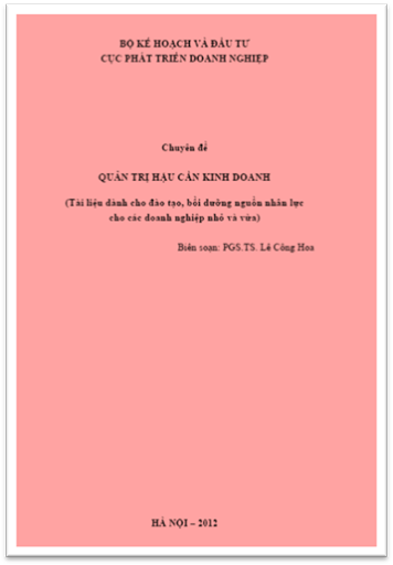 Quản Trị Hậu Cần Kinh Doanh (NXB Hà Nội 2012) - Lê Công Hoa, 90 Trang