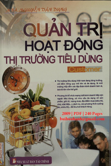 Quản Trị Hoạt Động Thị Trường Tiêu Dùng (NXB Tài Chính 2009) - Nguyễn Văn Dung, 240 Trang