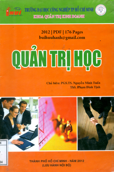 Quản Trị Học (NXB Đại Học Công Nghiệp 2012) - Nguyễn Minh Tuấn, Phạm Đình Tịnh, 176 Trang