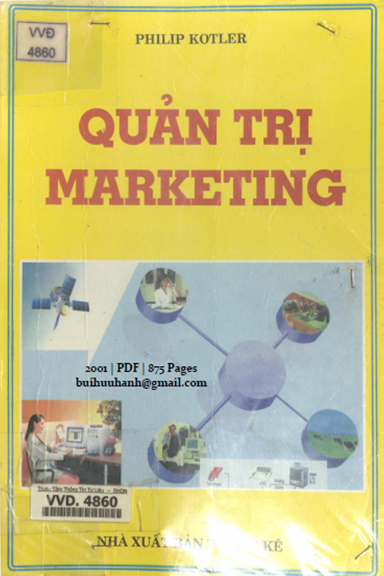 Quản Trị Marketing (NXB Thống Kê 2001) - Philip Kotler, 875 Trang