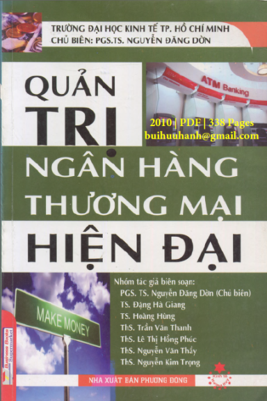 Quản Trị Ngân Hàng Thương Mại Hiện Đại (NXB Phương Đông 2010) - Nguyễn Đăng Dờn, 338 Trang