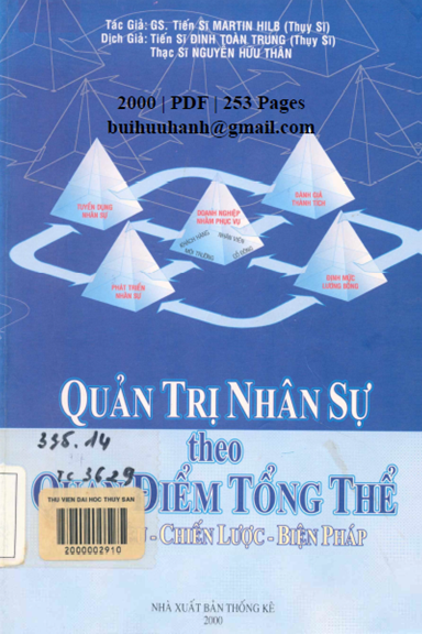 Quản Trị Nhân Sự Theo Quan Điểm Tổng Thể (NXB Thống Kê 2000) - Martin Hilb, 253 Trang