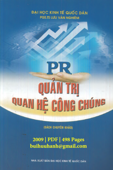 Quản Trị Quan Hệ Công Chúng (NXB Đại Học Kinh Tế Quốc Dân 2009) - Lưu Văn Nghiêm, 498 Trang