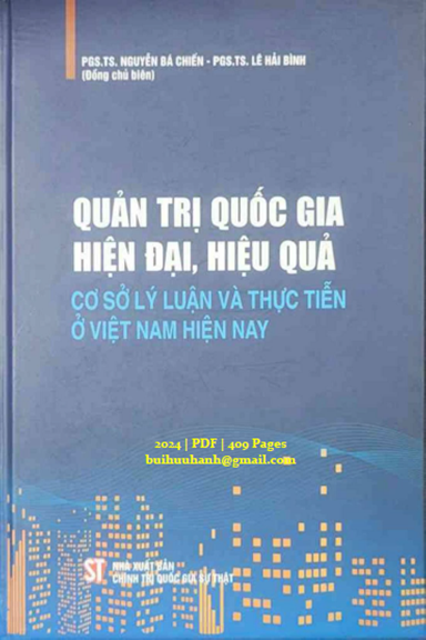 Quản Trị Quốc Gia Hiện Đại, Hiệu Quả Cơ Sở Lý Luận Và Thực Tiễn Ở Việt Nam Hiện Nay