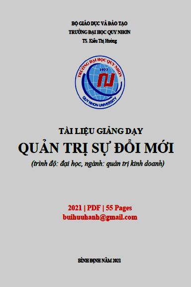 Quản Trị Sự Đổi Mới (NXB Quy Nhơn 2021) - Kiều Thị Hường, 55 Trang