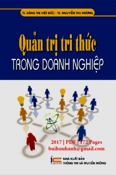 Quản Trị Tri Thức Trong Doanh Nghiệp (NXB Thông Tin Truyền Thông 2017) - Nguyễn Thu Hương, 172 Trang