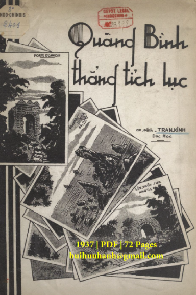 Quảng Bình Thắng Tích Lục (NXB Lê Văn Tân 1937) - Trần Kinh, 72 Trang