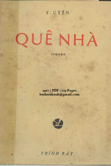 Quê Nhà (NXB Trình Bầy 1967) - Y Uyên, 179 Trang