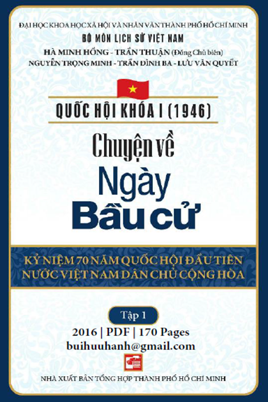 Quốc Hội Việt Nam Tập 1-Chuyện Về Ngày Bầu Cử (NXB Tổng Hợp 2016) - Hà Minh Hồng, 170 Trang