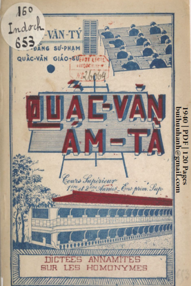 Quốc Văn Ám Tả (NXB Khoa Học 1940) - Trần Văn Tý, 120 Trang