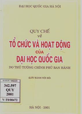 Quy Chế Về Tổ Chức Và Hoạt Động Của Đại Học Quốc Gia