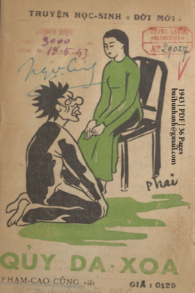 Quỷ Dạ Xoa (NXB Đời Mới 1943) - Phạm Cao Củng, 36 Trang